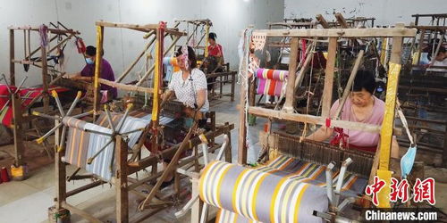 老粗布 微工廠(chǎng) 農(nóng)戶(hù) 河北雞澤非遺老粗布織出致富路